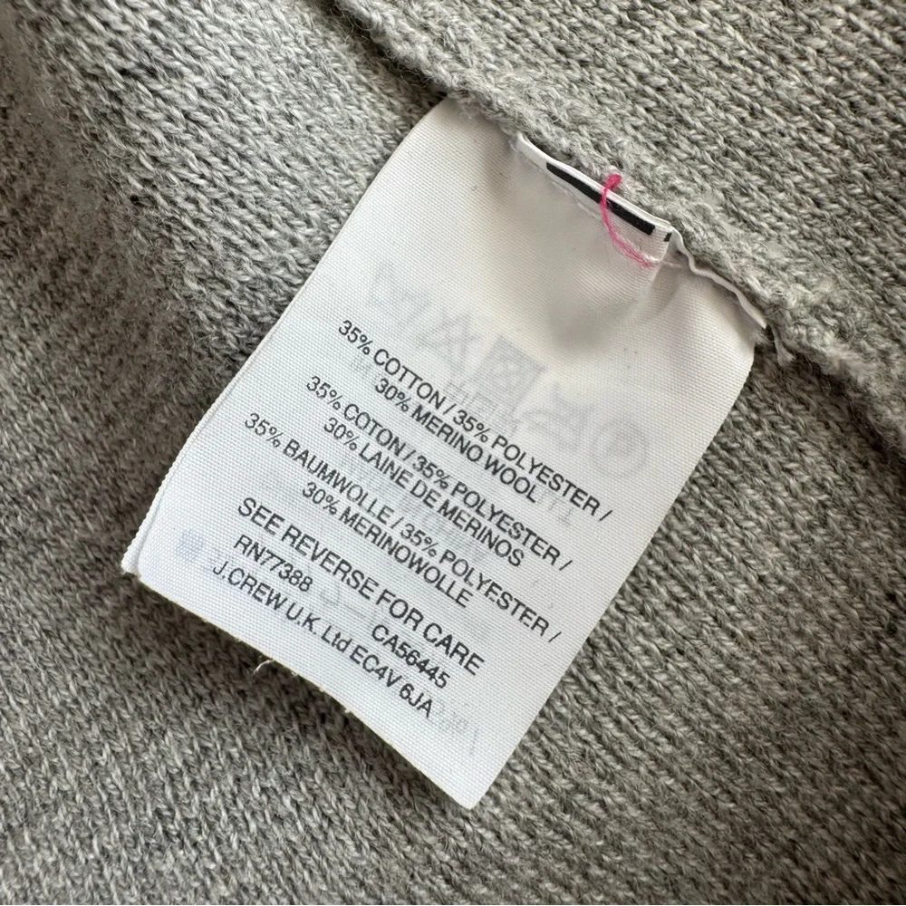 J. Crew Light Grey Merino Wool Blazer Jacket M